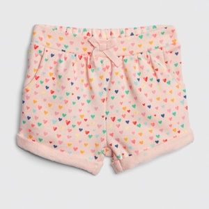 NWT Baby Gap Heart Print Shorts